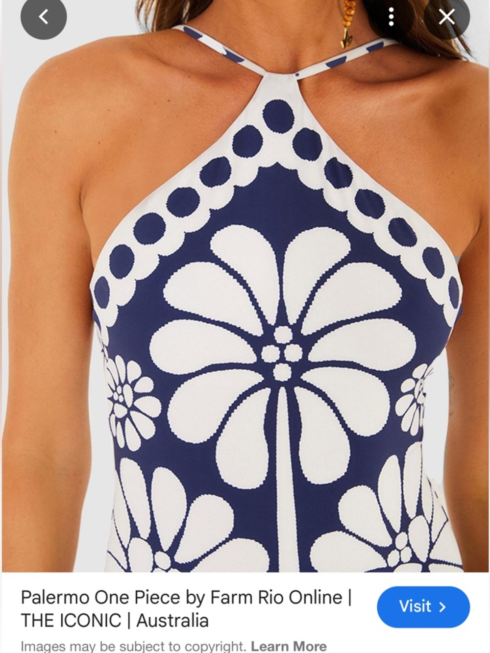 Palermo One Piece by Farm Rio / Swim - Picture 11 of 12